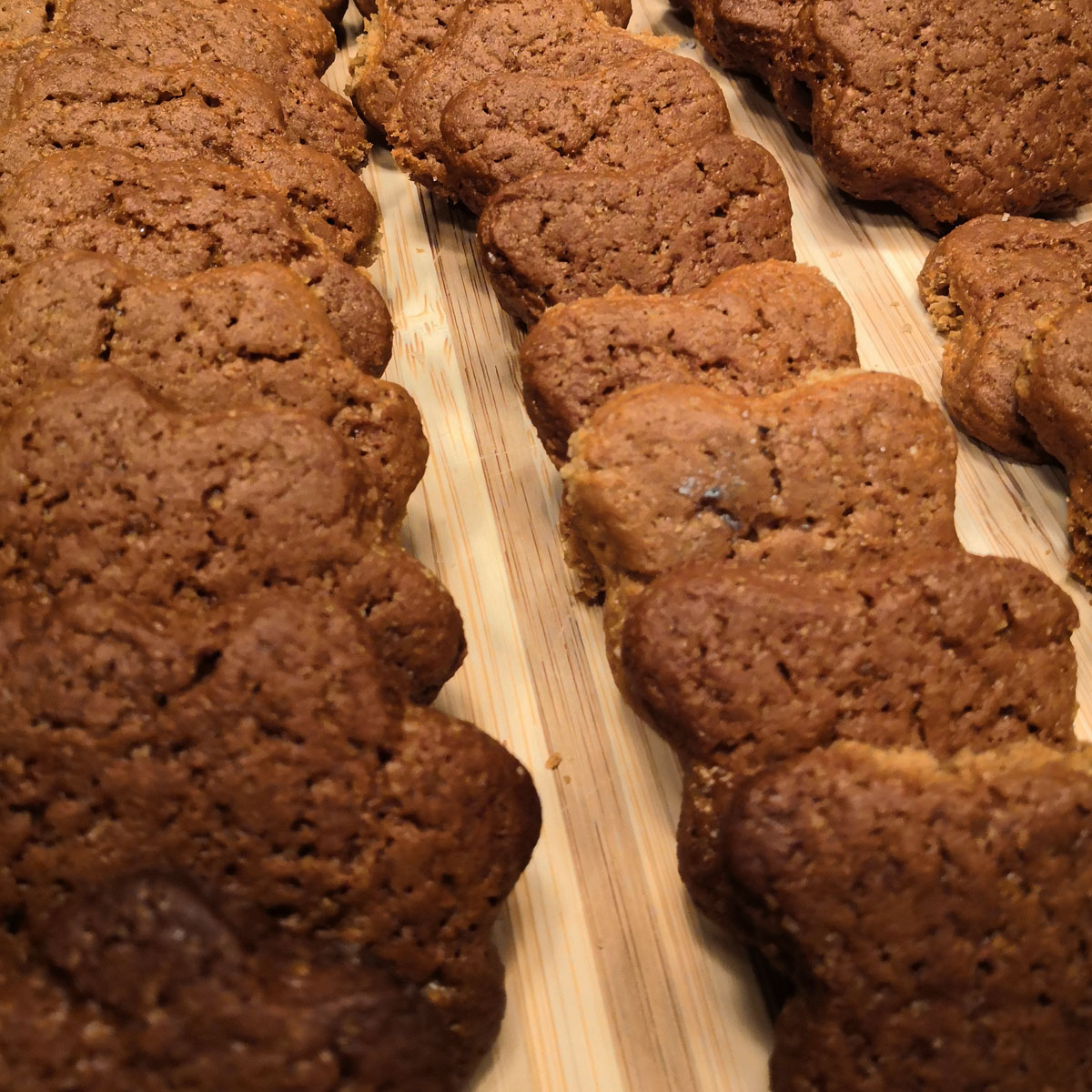 Biscotti al forno a legna